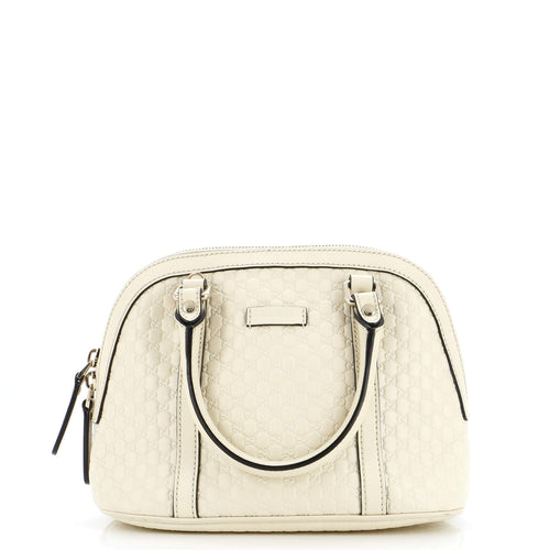 GUCCI Convertible Dome Satchel (Outlet) Microguccissima Leather Mini