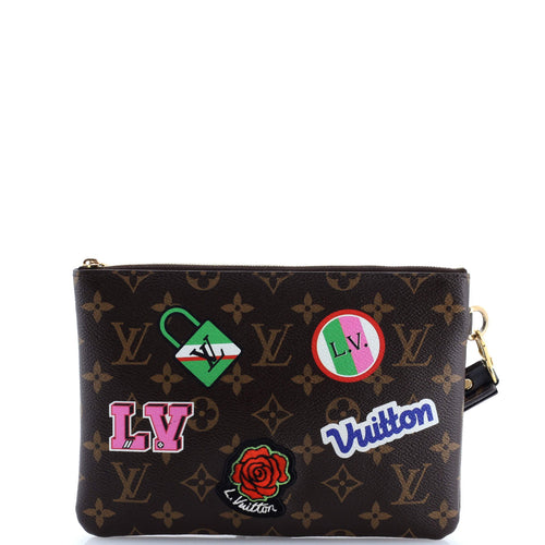 City Pouch Limited Edition Patches Monogram Canvas