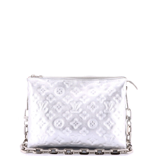 Coussin Bag Monogram Embossed Lambskin PM