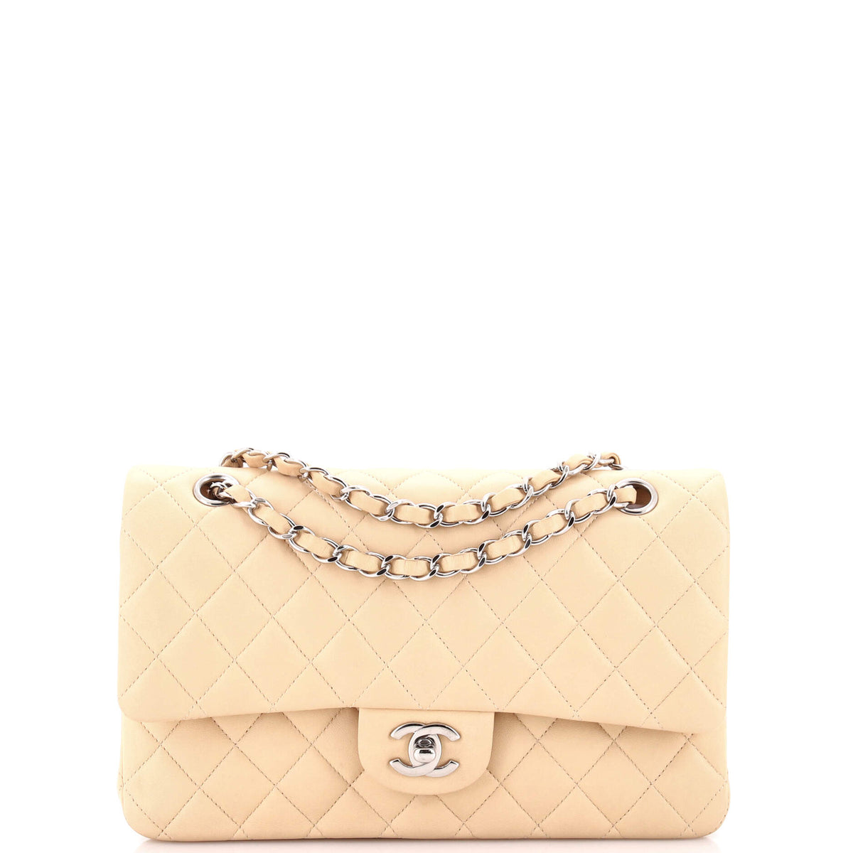 Chanel CHANEL Classic Double Flap Bag Quilted Lambskin Medium