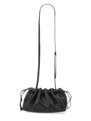 Mansur Gavriel Gaia Shoulder Mini Bloom Shoulder Bag - Black