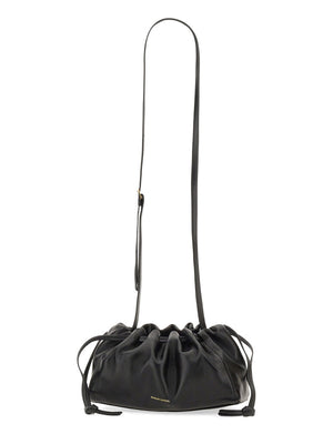 Mansur Gavriel Gaia Shoulder Mini Bloom Shoulder Bag - Black