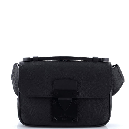 S Lock Sling Bag Monogram Taurillon Leather