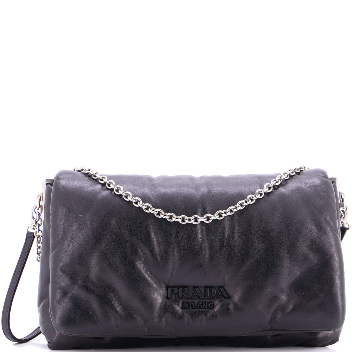 Prada PRADA Padded Shoulder Bag Leather