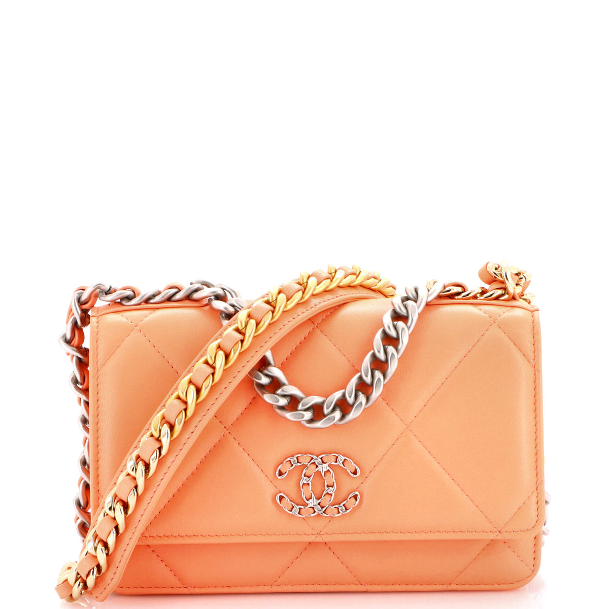 Chanel CHANEL 19 Wallet on Chain Quilted Lambskin