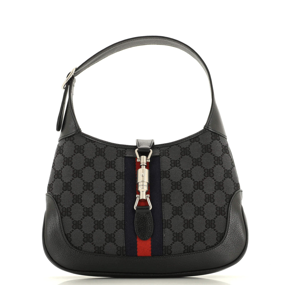 x Gucci The Hacker Project Jackie 1961 Hobo BB Canvas Small