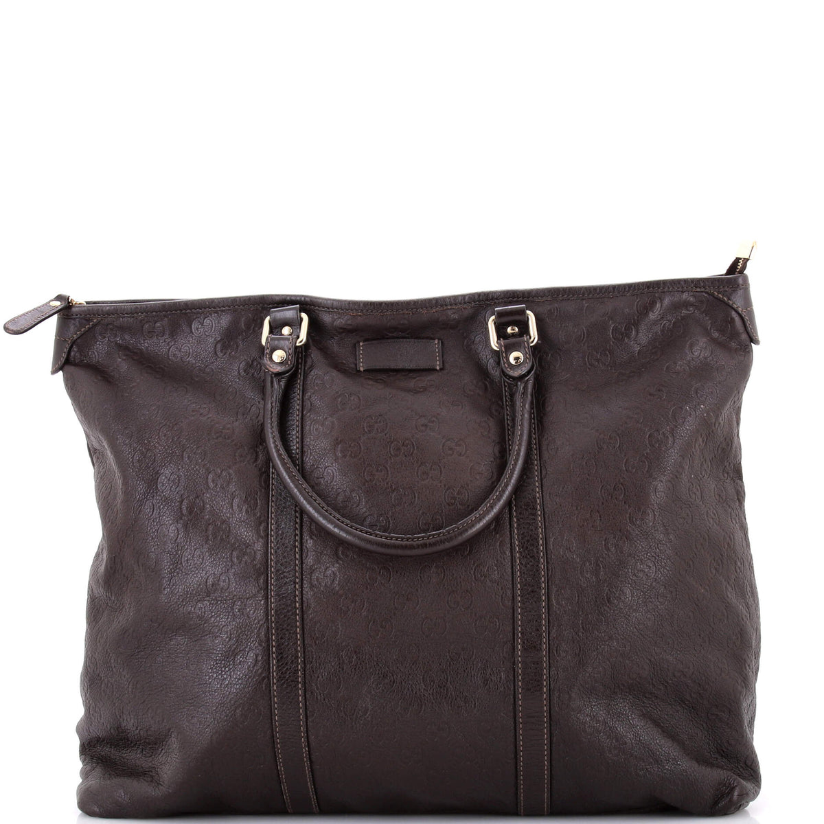 Gucci GUCCI Joy Zip Top Tote Guccissima Leather Medium