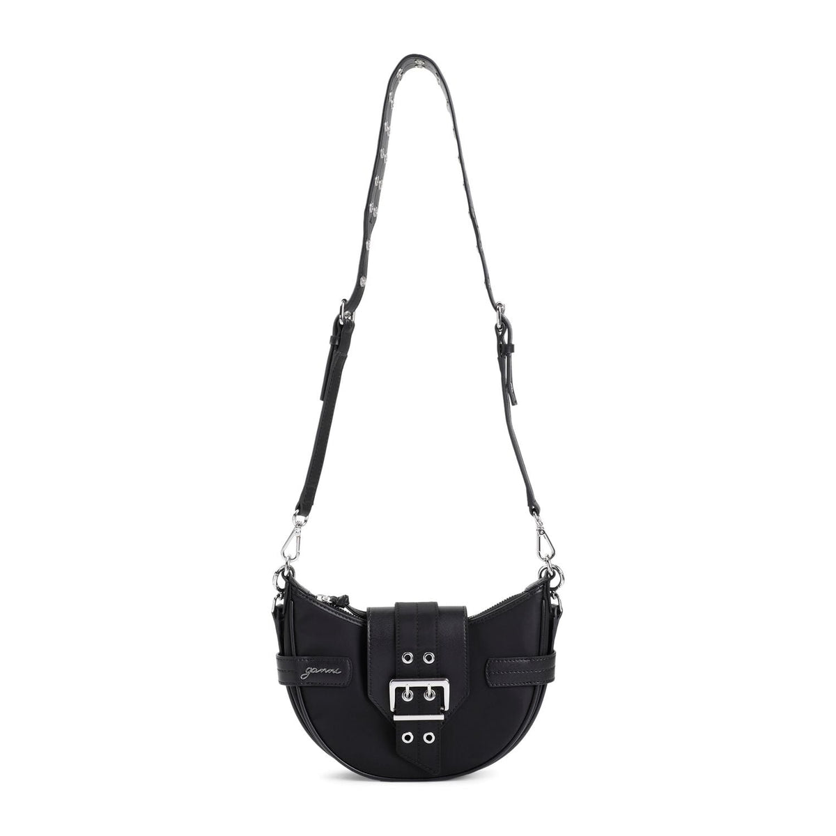 Ganni Women's Bucky Small Crossbody in Black | A6134 Color 099