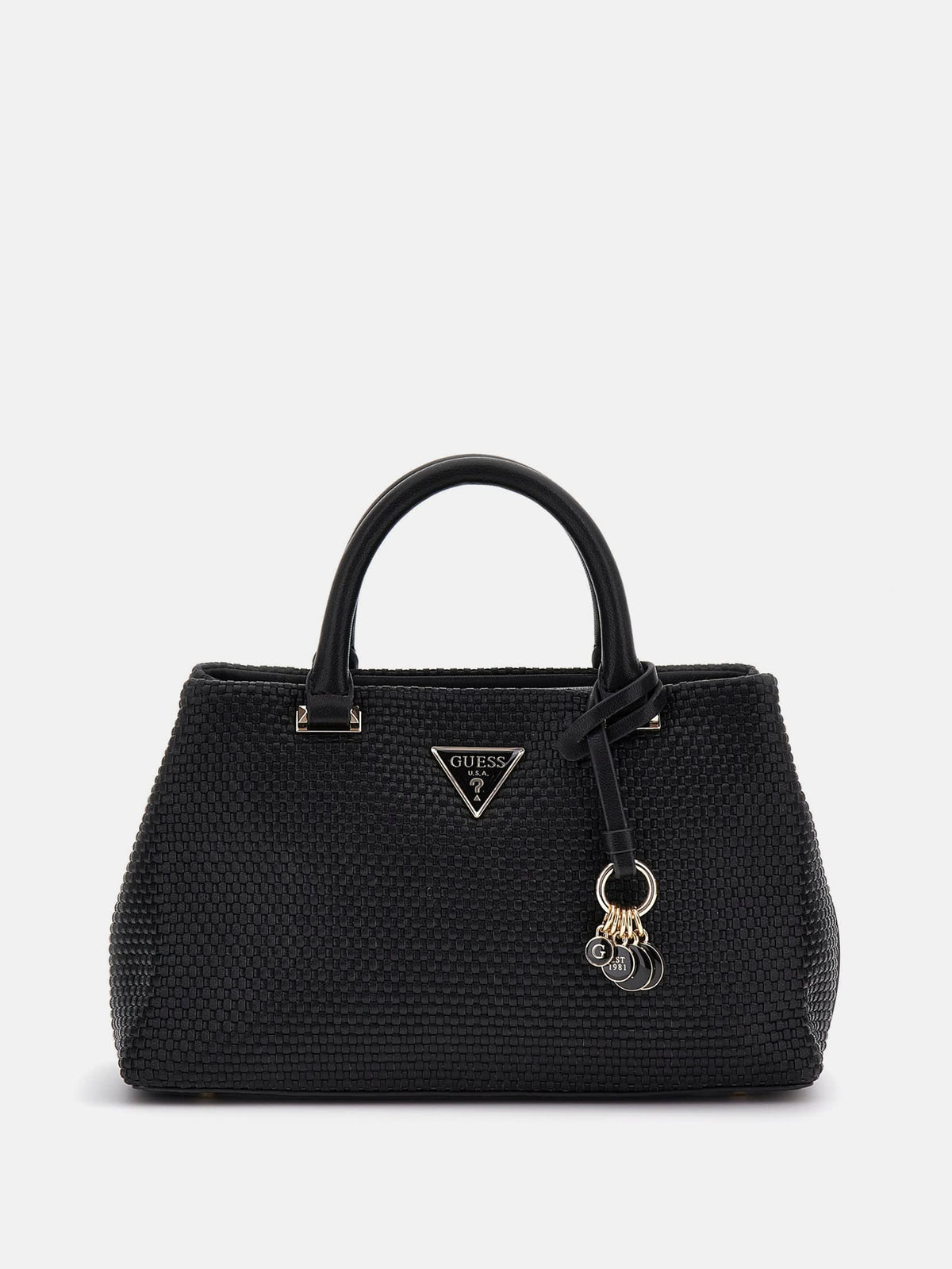 Guess Phaedra Woven Small Satchel