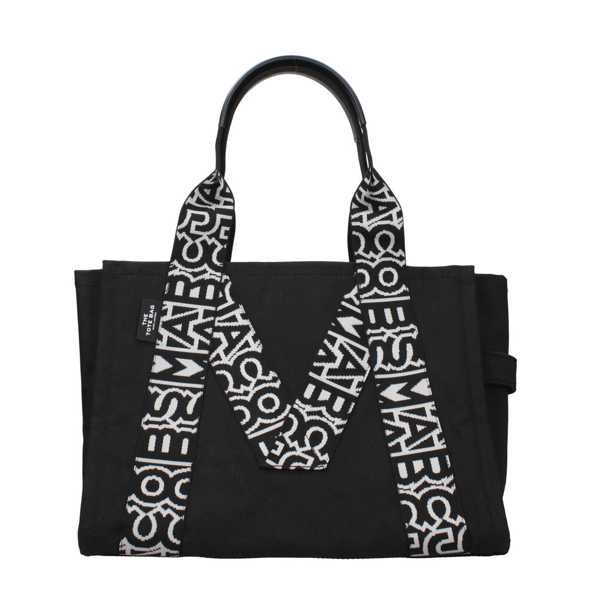 Marc Jacobs Marc Jacobs Crossbody Logo - Printed Fabric Tote Bag - Black