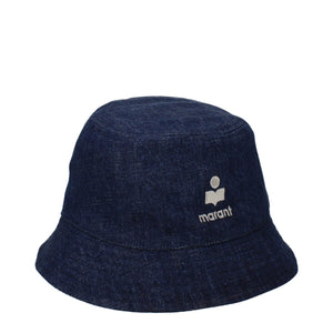 Isabel Marant Winna Day IS9487745384713BT Cotton Bucket Hat - Navy - 57 cm|S
