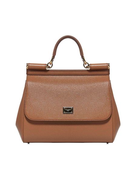 Women's Sicily Medium Handbag in Brown | BB6002A1001