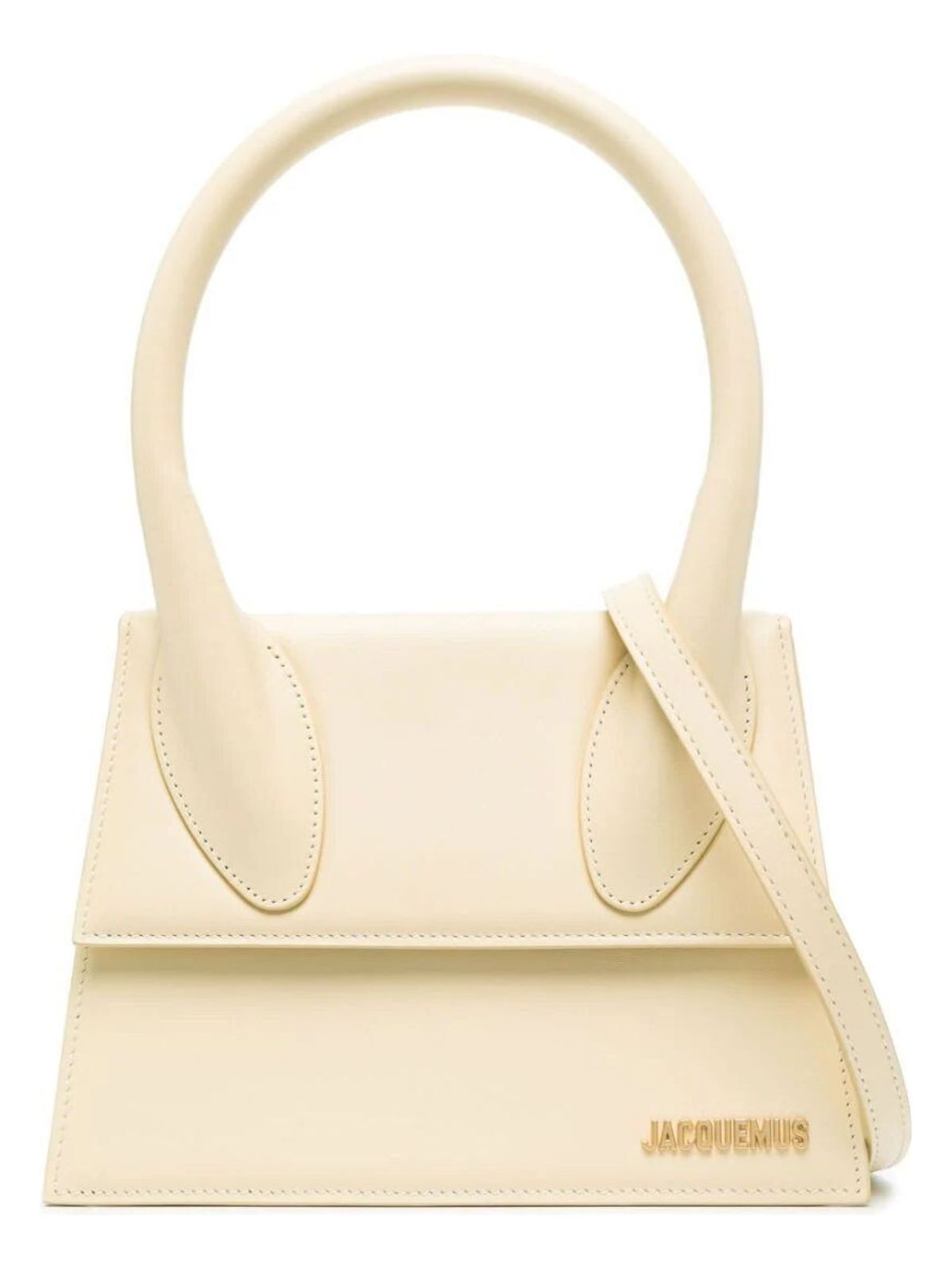 Jacquemus Women's Le Grand Chiquito Handbag in White | Size UNICA | 213BA0033060