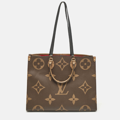 Monogram Reverse Giant Canvas OnTheGo GM Bag