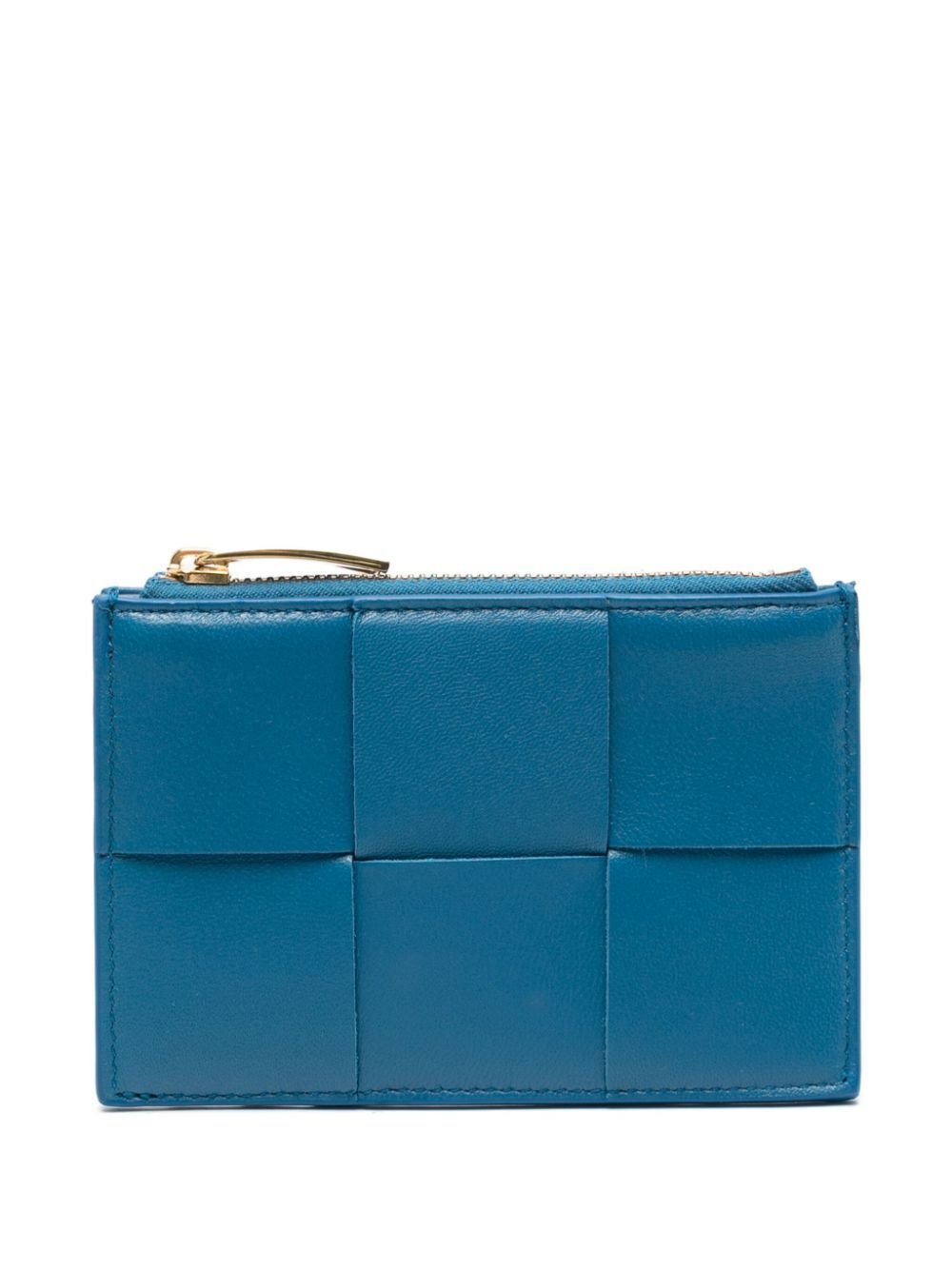 Bottega Veneta Women's Card Holder With Zip in Blue | Size UNICA | 765460VCQC4