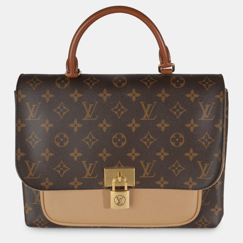 Sesame Monogram Canvas Marignan Top Handle Bag