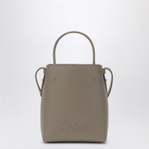Women's MicroSense Leather Tote in Grey | CHC23UP873I10 Color 23W