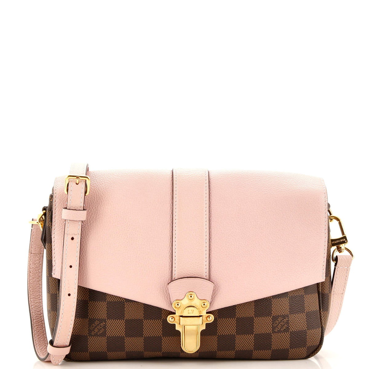 Louis Vuitton Clapton Handbag Damier and Leather PM