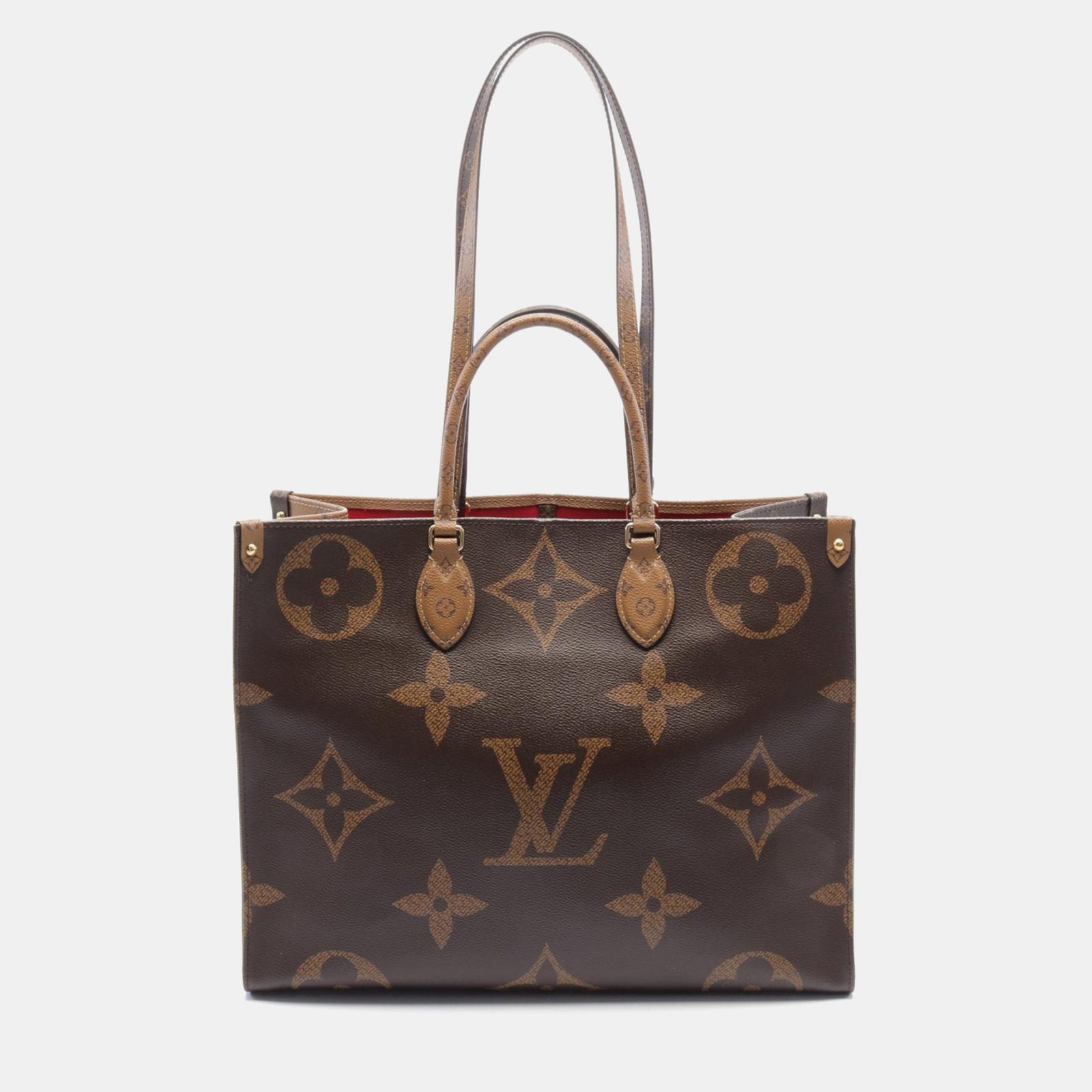 Louis Vuitton Sac fourre-tout OnTheGo GM en toile marron