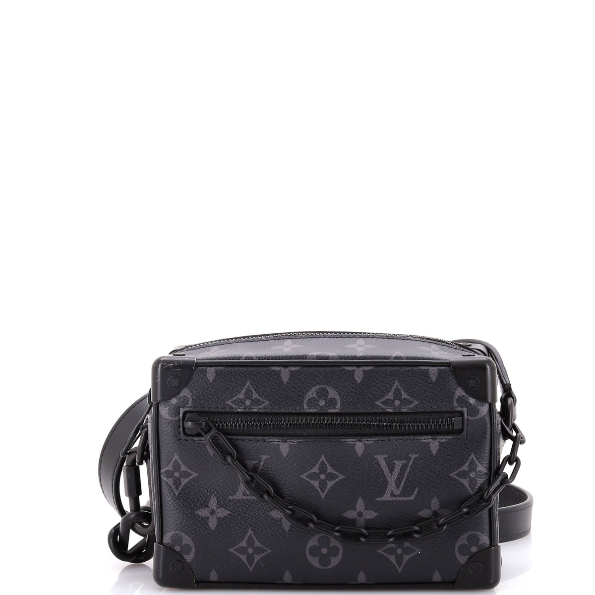Louis Vuitton Soft Trunk Bag Monogram Eclipse Canvas Mini