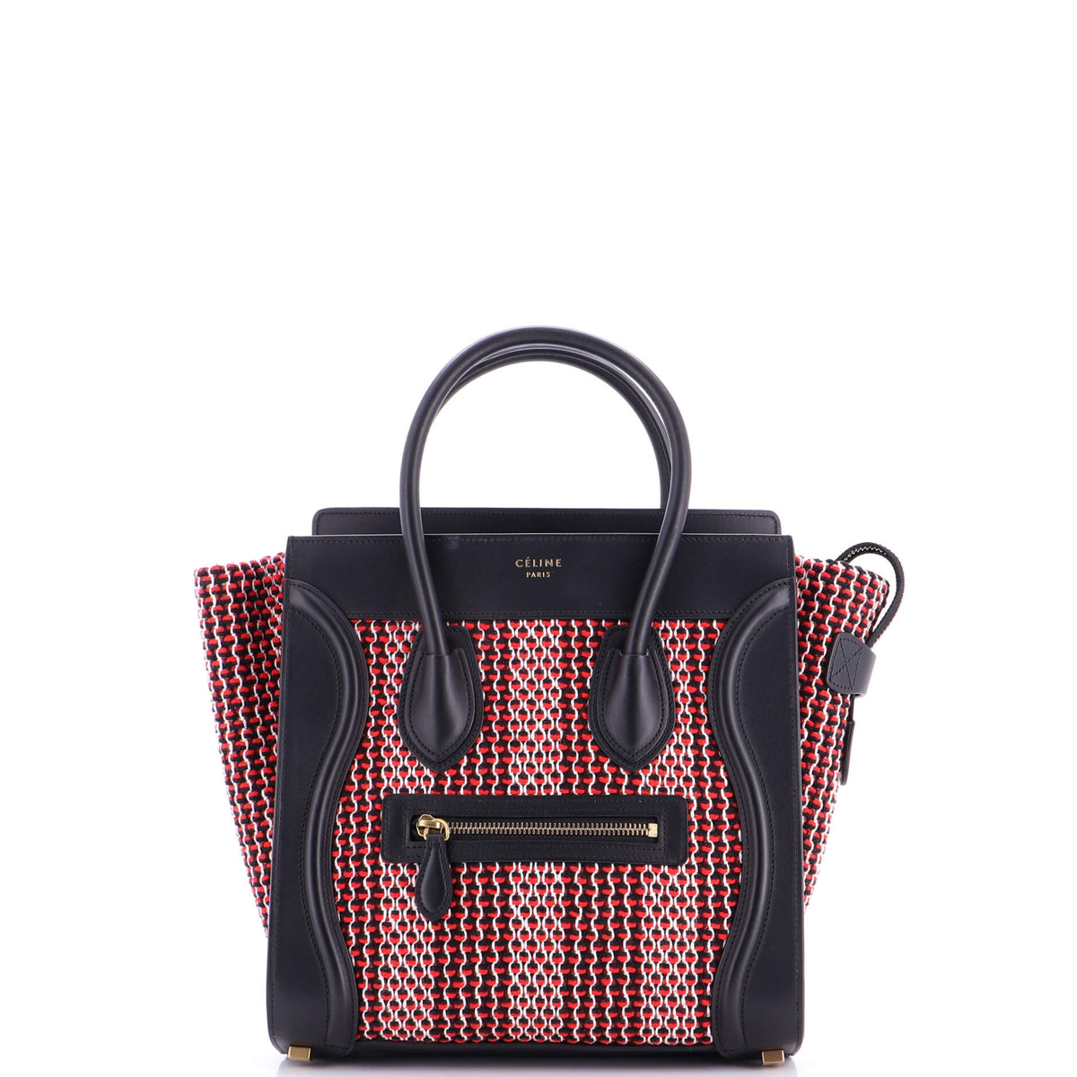 Celine CELINE Luggage Bag Tweed Micro