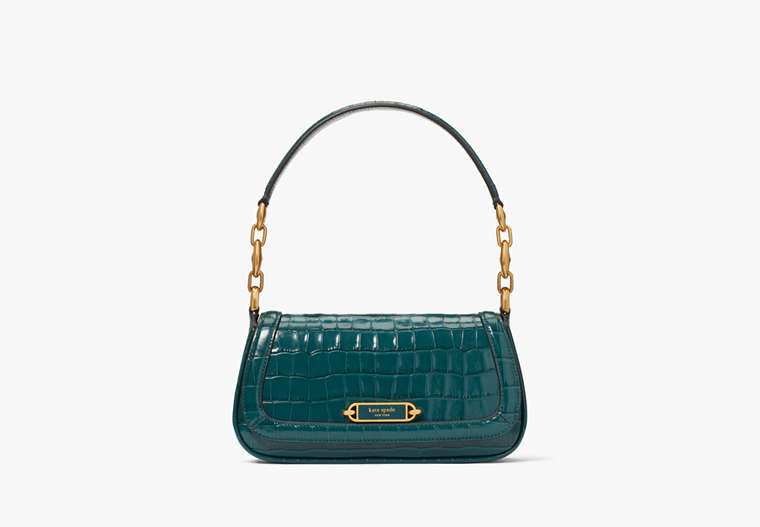 Kate Spade New York Gramercy Croc-embossed Small Flap Shoulder Bag