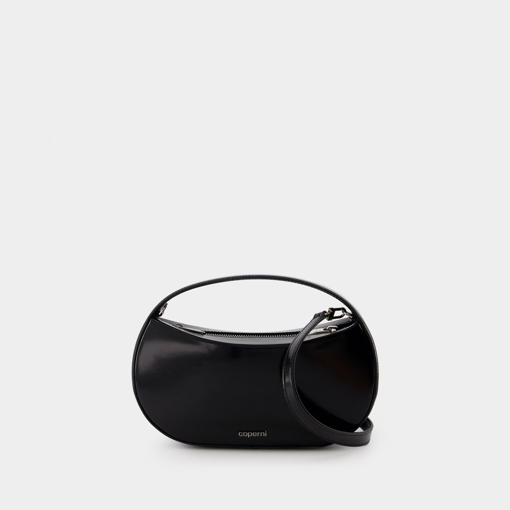 Coperni Women's Small Sound Swipe Bag in Black | COPBA72BIS493