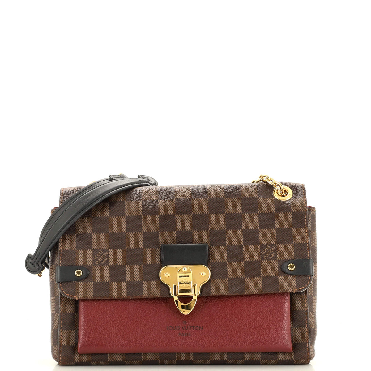 Louis Vuitton Vavin Handbag Damier with Leather PM