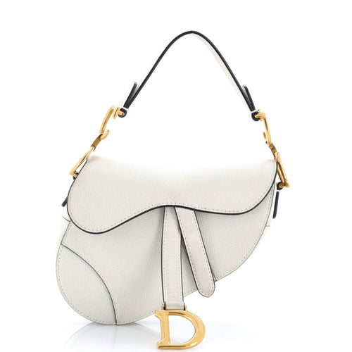 Saddle Handbag Leather Mini