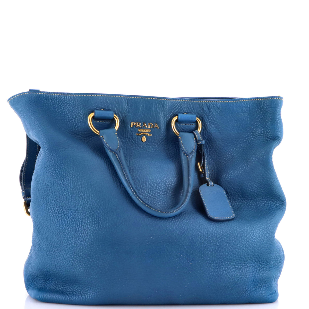 Prada PRADA Convertible Shopper Tote Vitello Daino Large