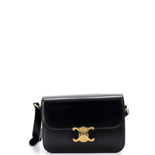 CELINE Triomphe Shoulder Bag Smooth Calfskin Medium