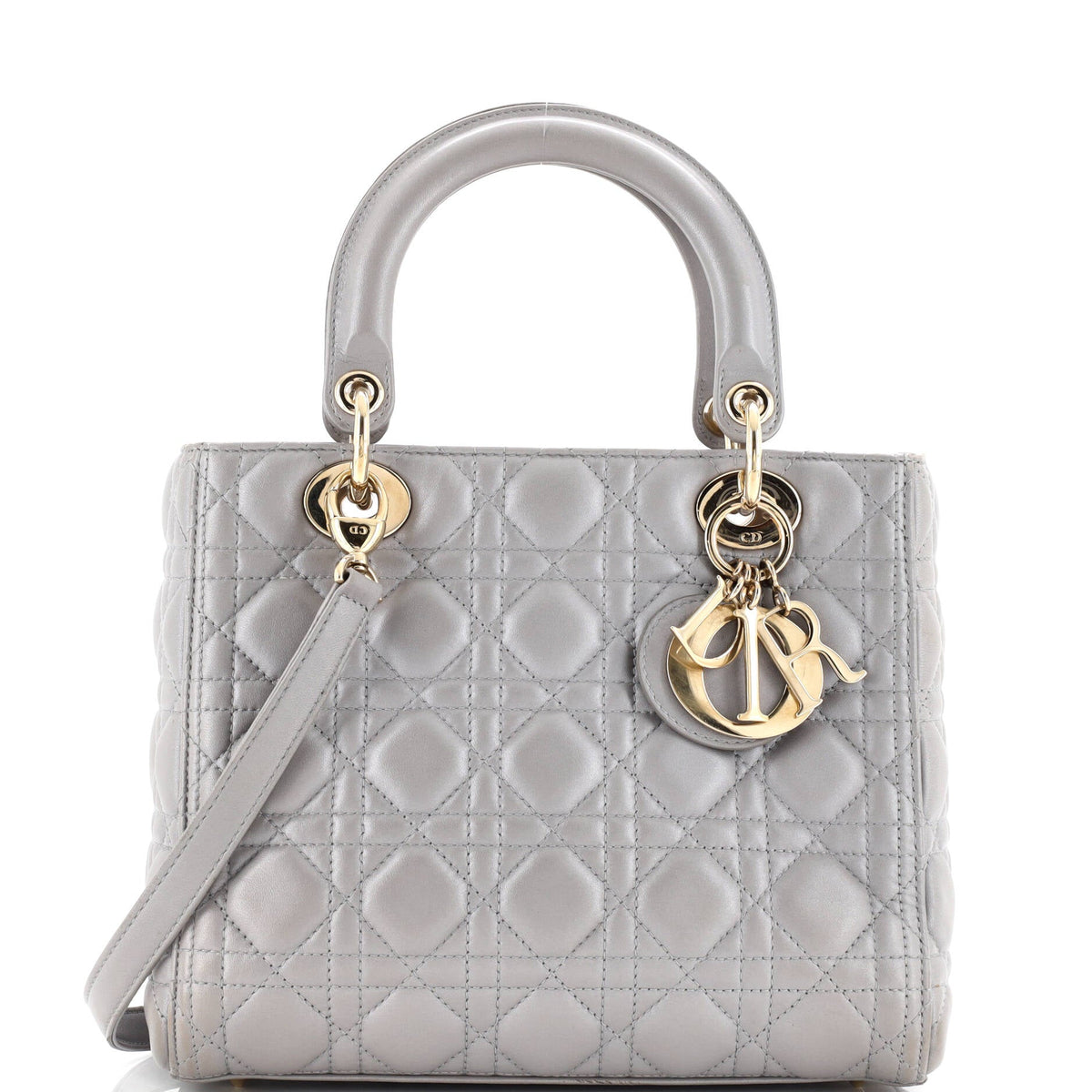 Christian Dior Lady Dior Bag Cannage Quilt Lambskin Medium