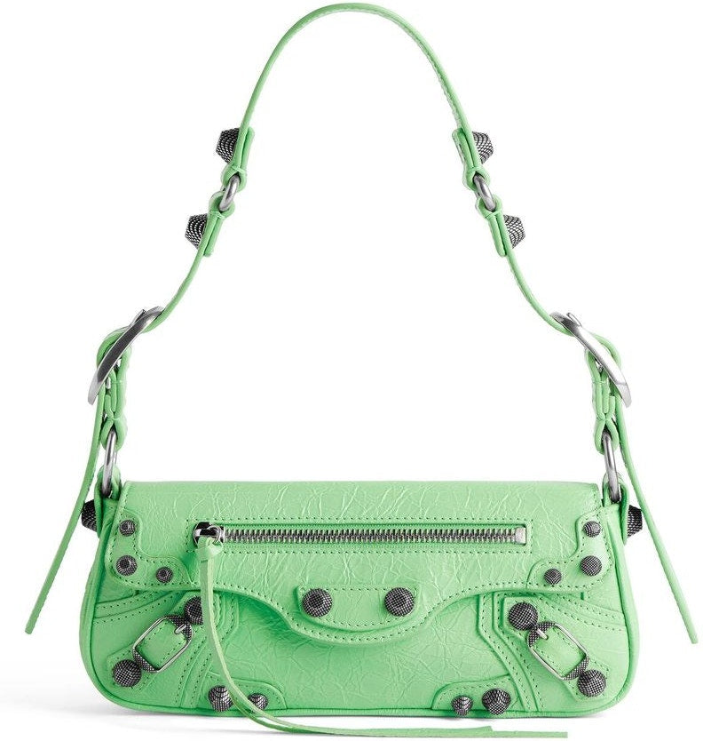 Balenciaga Women's Le Cagole Xs Sling Bag in Green | 7716701VG9Y