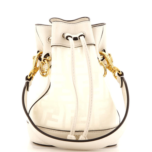 FENDI Mon Tresor Bucket Bag Zucca PU Mini