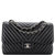 CHANEL Classic Double Flap Bag Chevron Caviar Jumbo