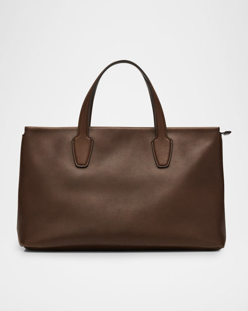 Marcel Slouchy Top-Handle Bag in Leather