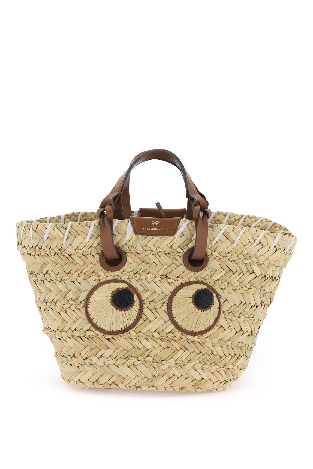 Anya Hindmarch Women's Paper Eyes Basket Bag in Neutro | 5050925155120
