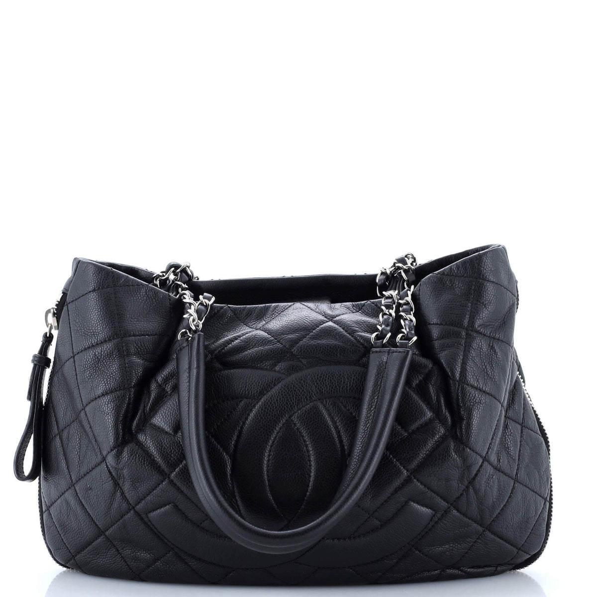 Chanel CHANEL Timeless CC Expandable Tote Quilted Caviar Medium