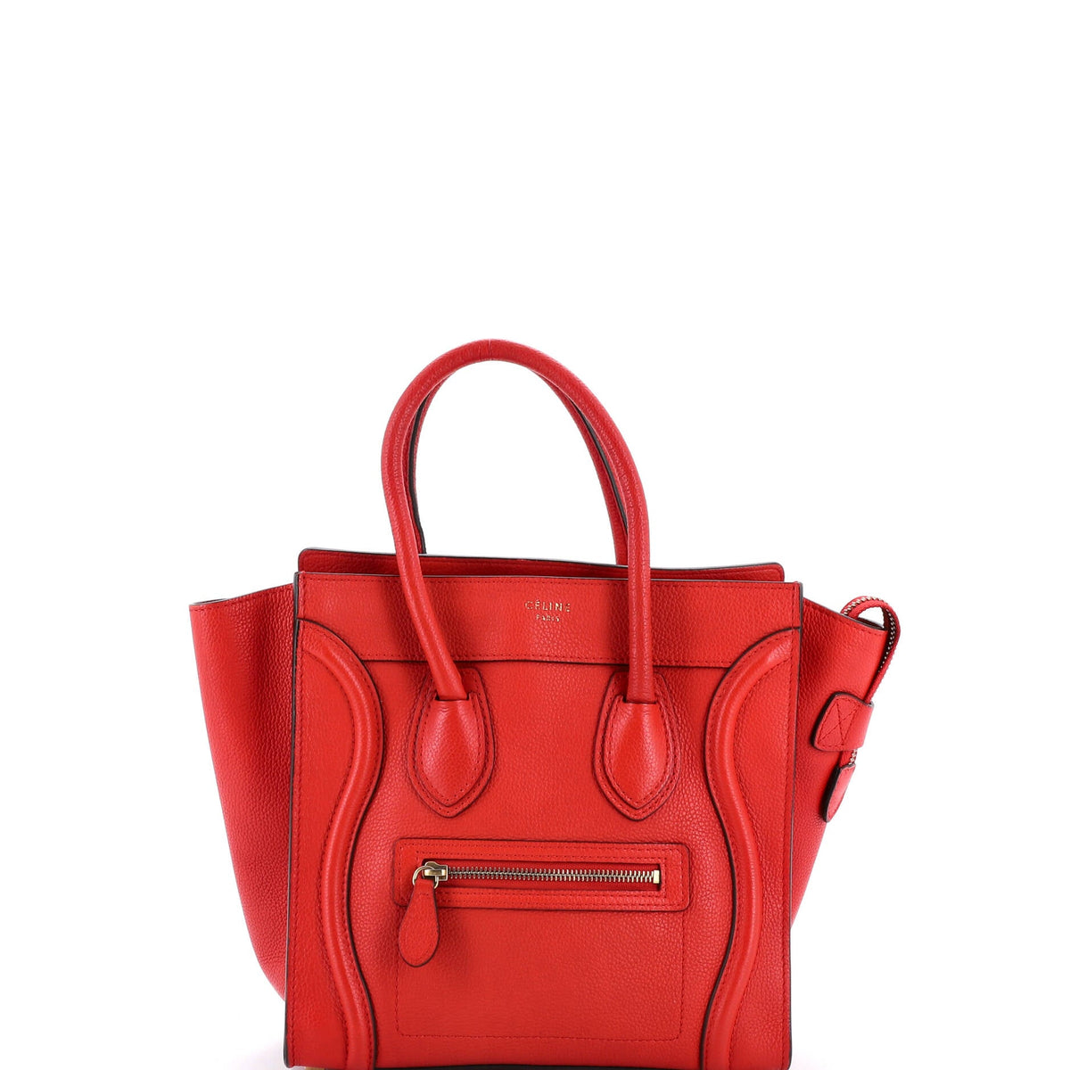 Celine CELINE Luggage Bag Grainy Leather Micro