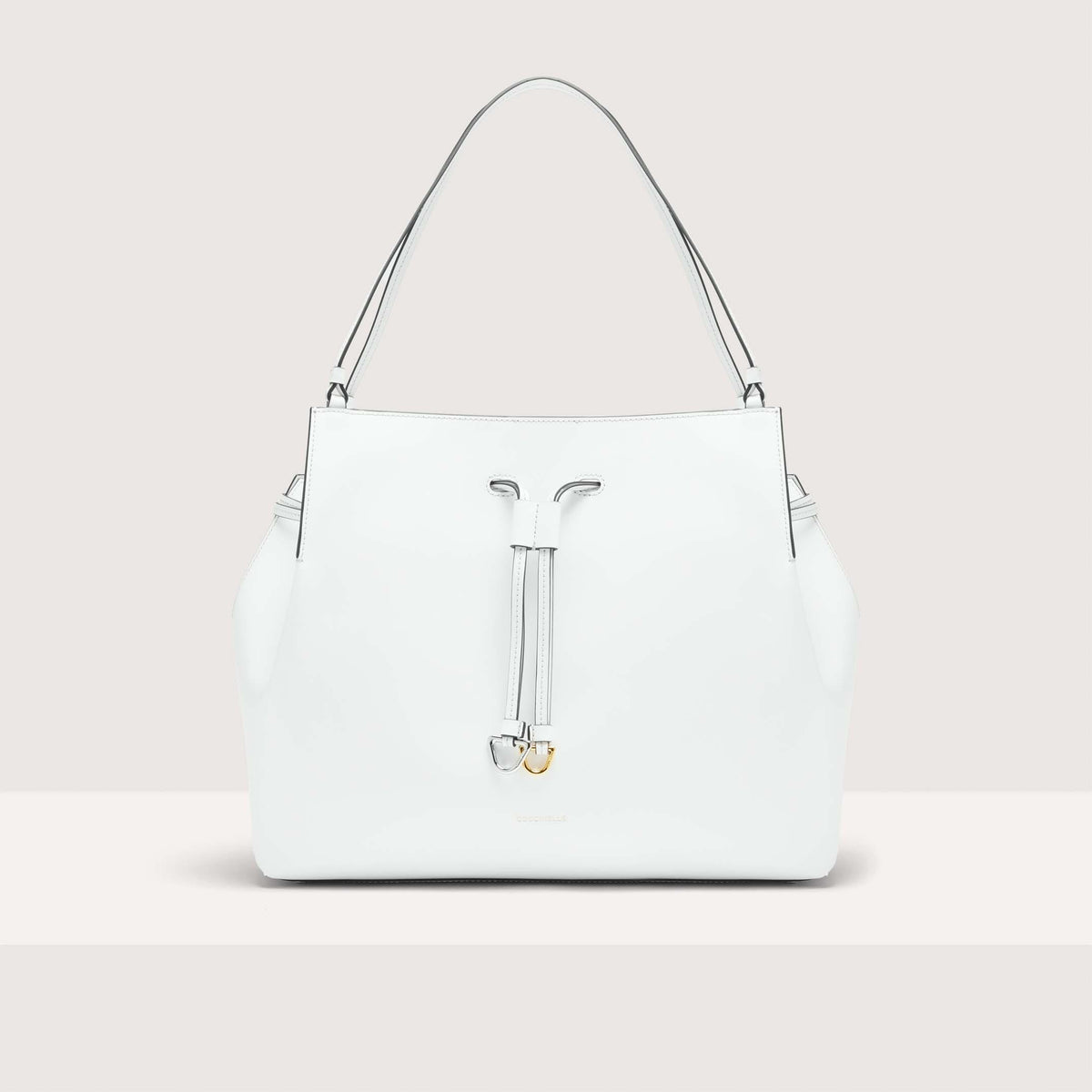 Coccinelle Cowhide Leather Tote Bag Roundabout Cowhide Large