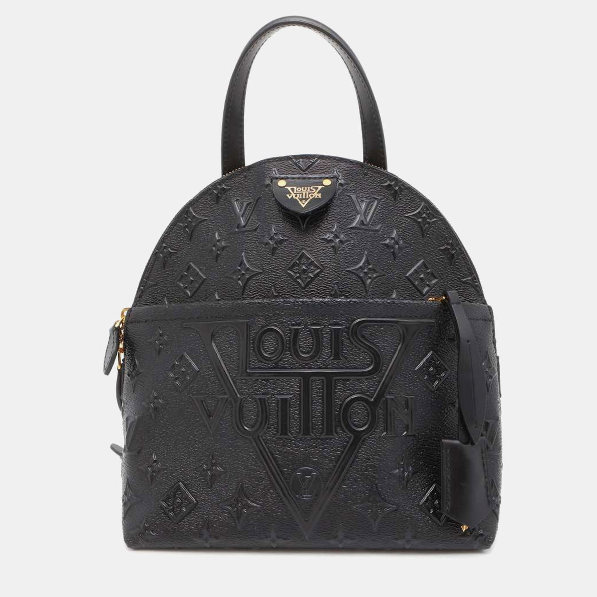 Louis Vuitton Black Embossed Monogram Midnight Canvas Moon Backpack