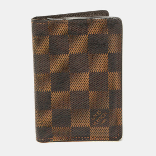 Damier Ebene Canvas Pocket Organizer