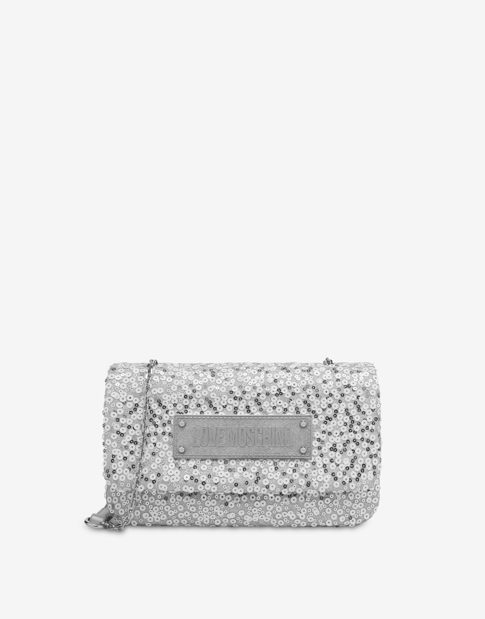 Love Moschino Pochette Avec Paillettes Brodées