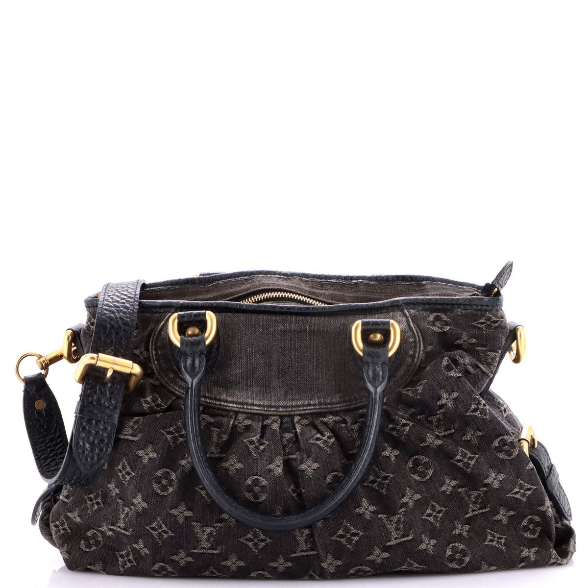 Louis Vuitton Neo Cabby Handbag Denim MM