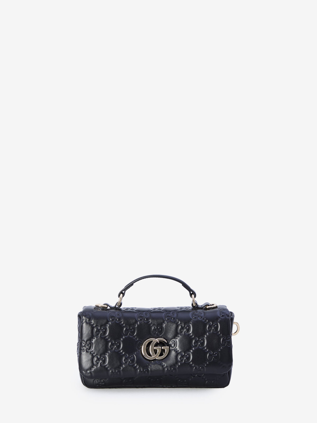 Gucci Women's Gg Milano Mini Handle Bag in Black | 806017AAD5U