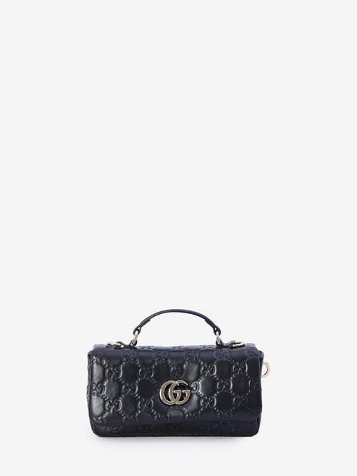 Women's Gg Milano Mini Handle Bag in Black | 806017AAD5U