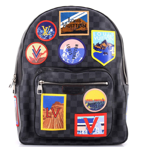 Josh Backpack Alps Patches Damier Graphite