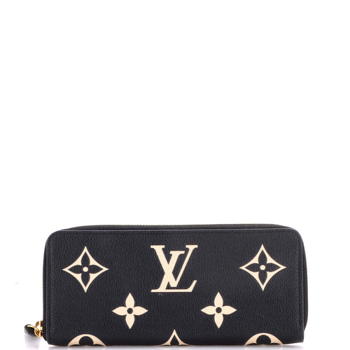 Clemence Wallet Bicolor Monogram Empreinte Giant