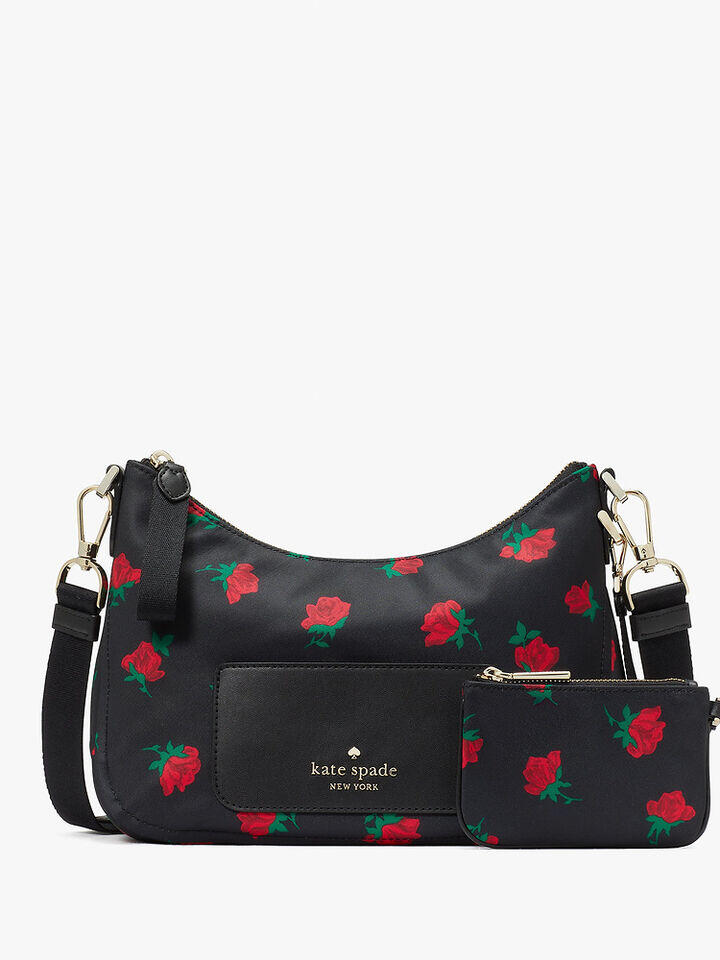 Kate Spade Au Chelsea Rose Toss Printed Crossbody