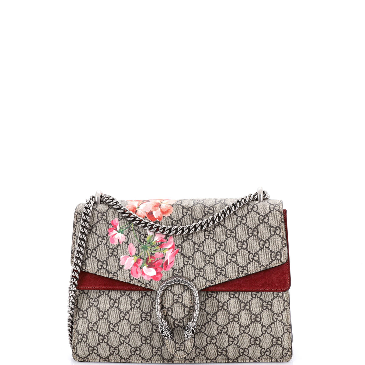 Gucci GUCCI Dionysus Bag Blooms Print GG Coated Canvas Medium